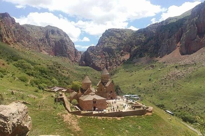 Jermuk(waterfall),Noravank,Wine degustation,Khor Virap - Khor Virap: monastery time with the Turkey-border context