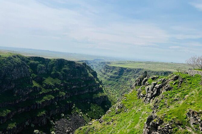 Mount Aragats,Amberd Fortress,Alphabet Monument, Saghmosavank - Stop 1: Saghmosavank Monastery above the Kasagh River gorge