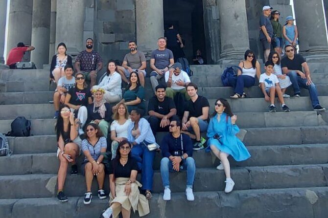 Private Tour to Garni Temple, Geghard Monastery, Echmiadzin Cathedral, Zvartnots - Charents Arch: the quick free stop with the big Ararat payoff