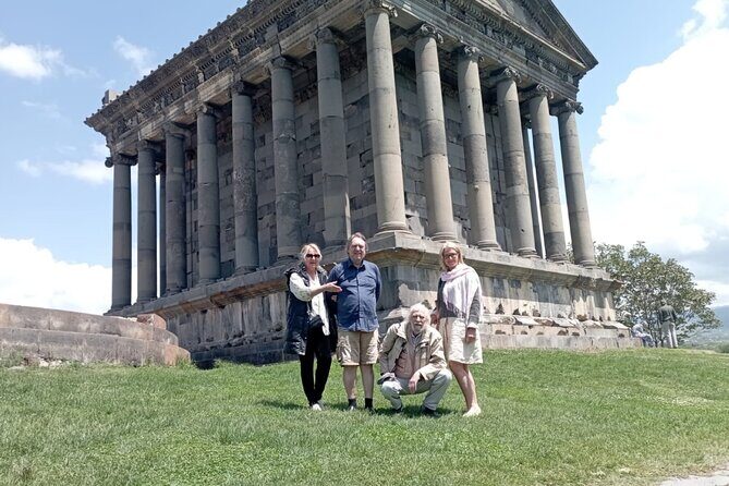 Private tour to Garni temple, Geghard Monastery, Symphony of Stones - Charents Arch: the short stop that frames Ararat perfectly