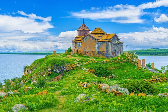 Private Tour: Tsaghkadzor, Ropeway, Kecharis Monastery, Sevan Lake, Sevanavank - Sevanavank Monastery: The Peninsula Walk and the Amenaprkich Khachkar